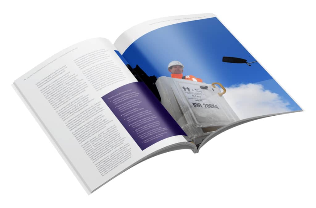 Annual Report Design for AMEY