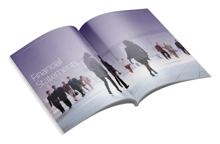 Annual Report and Accounts design for AMEY by Toast