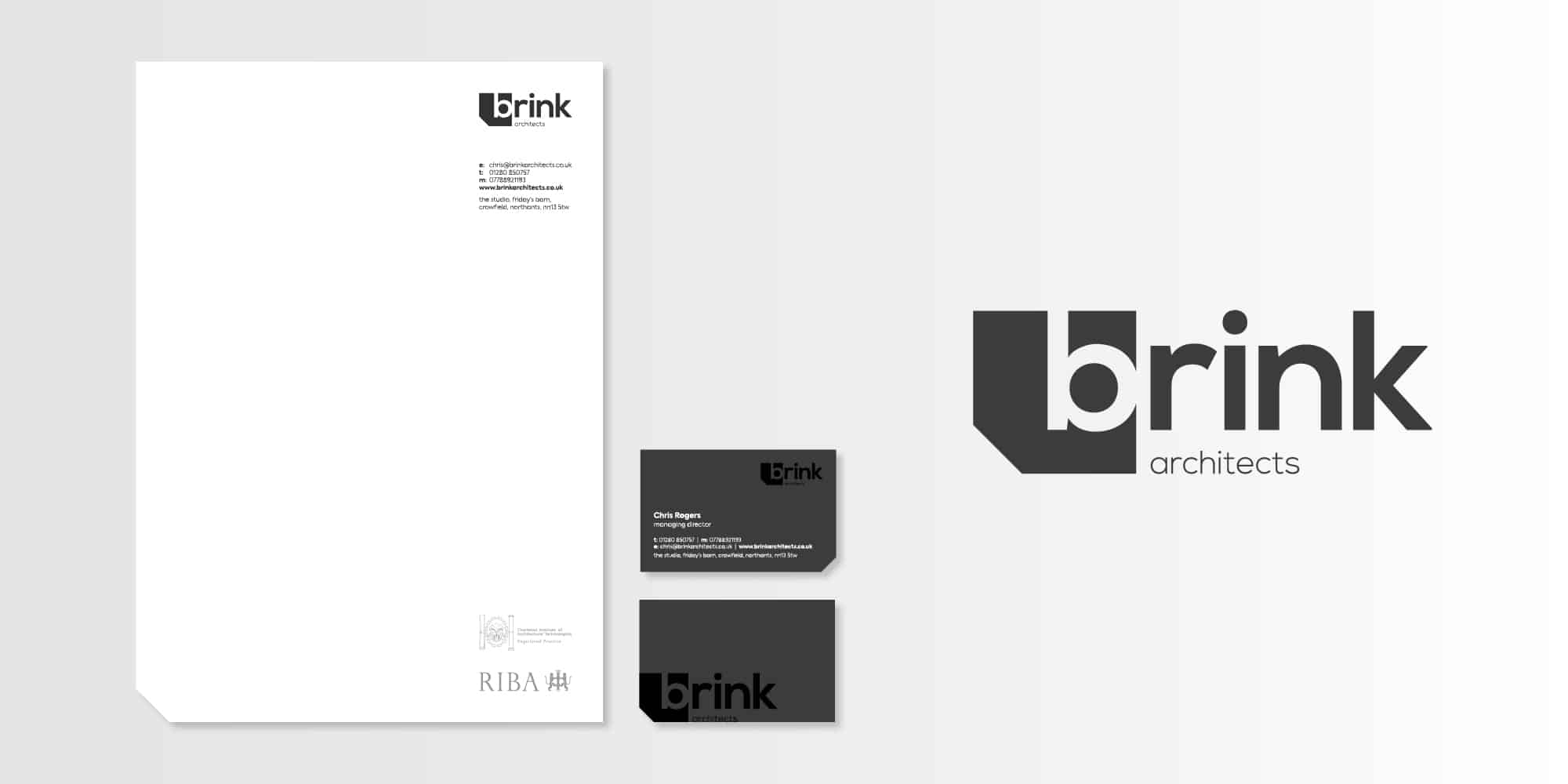 Branding & Naming Architects Brink Architects Stationery