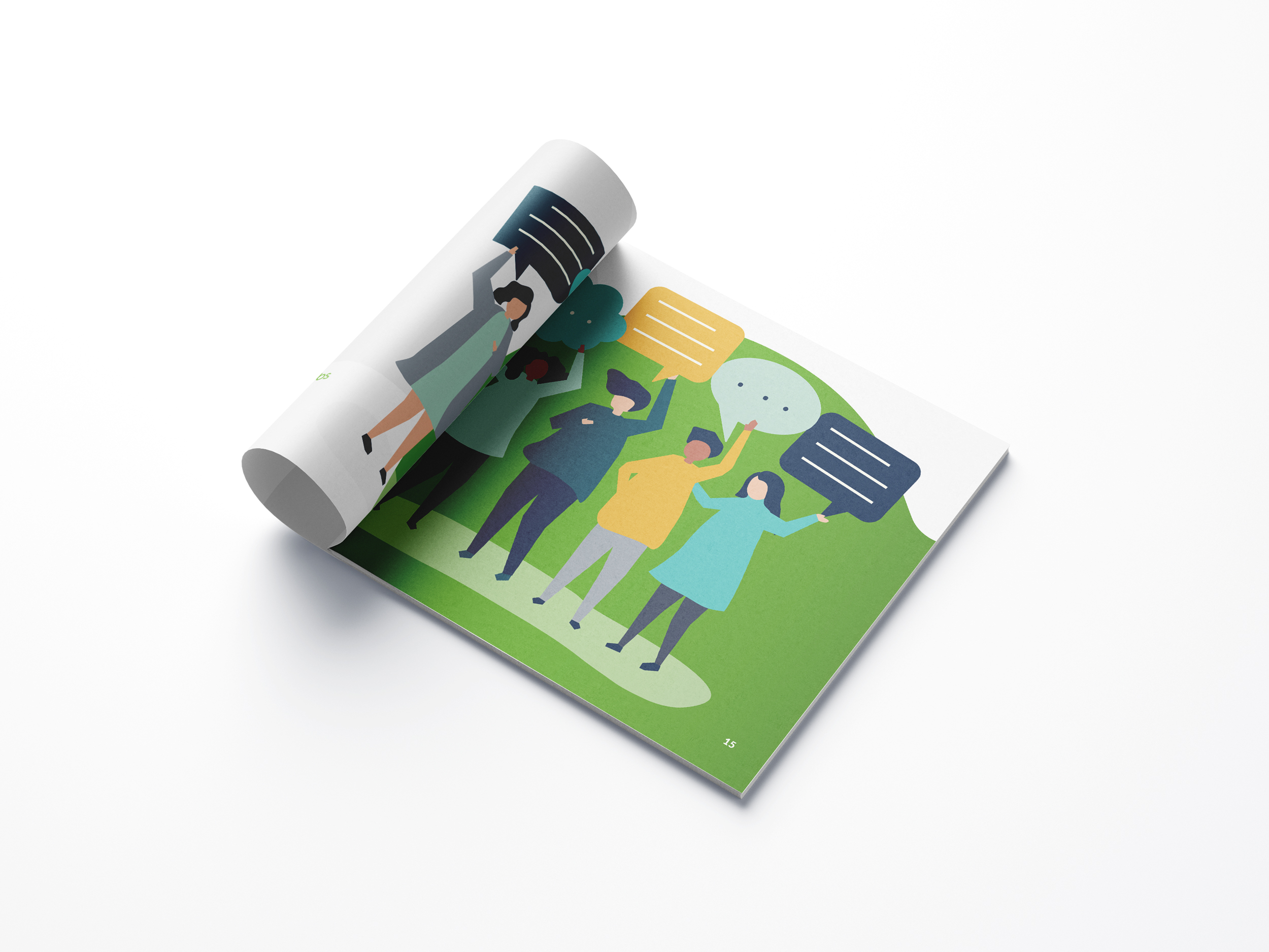 brochure illustration