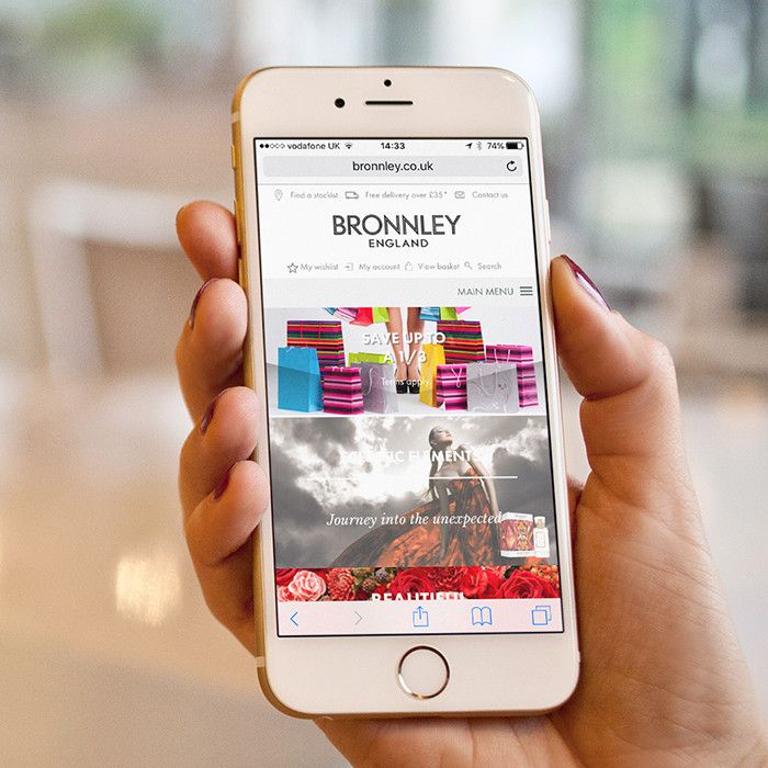 Bronnley Website design
