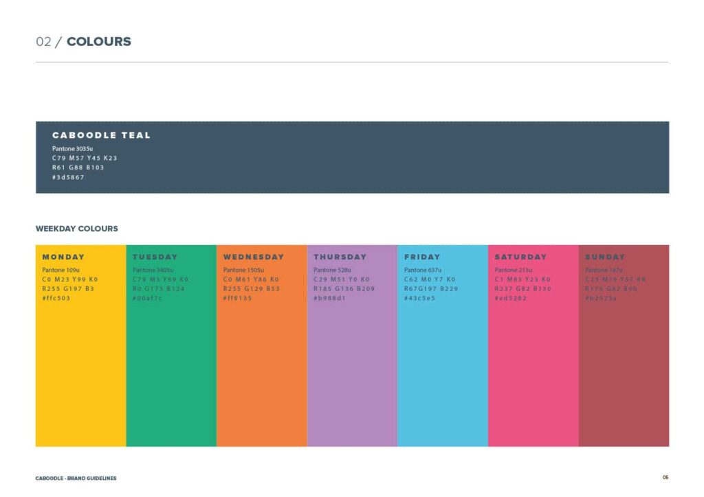 Visual identity design example