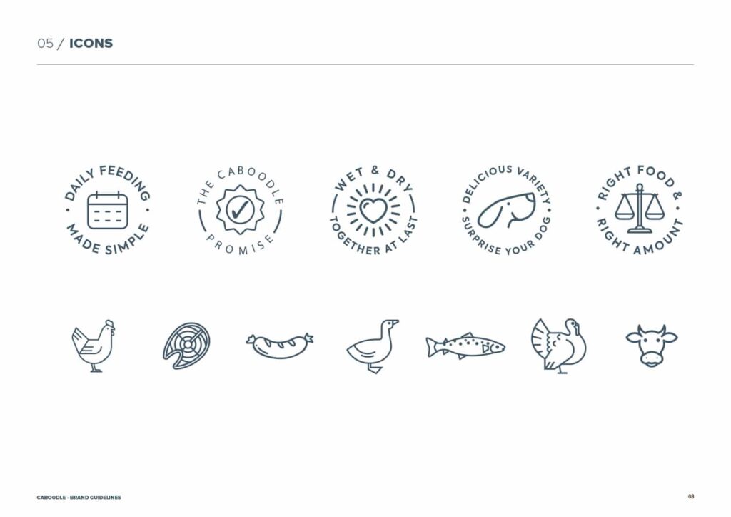 Visual identity design example