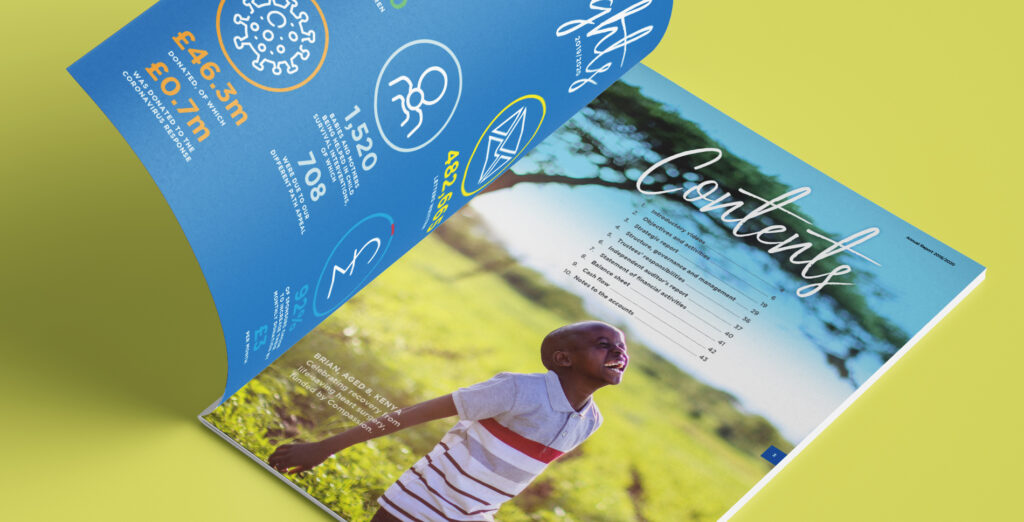 Compassion UK Brochure spread