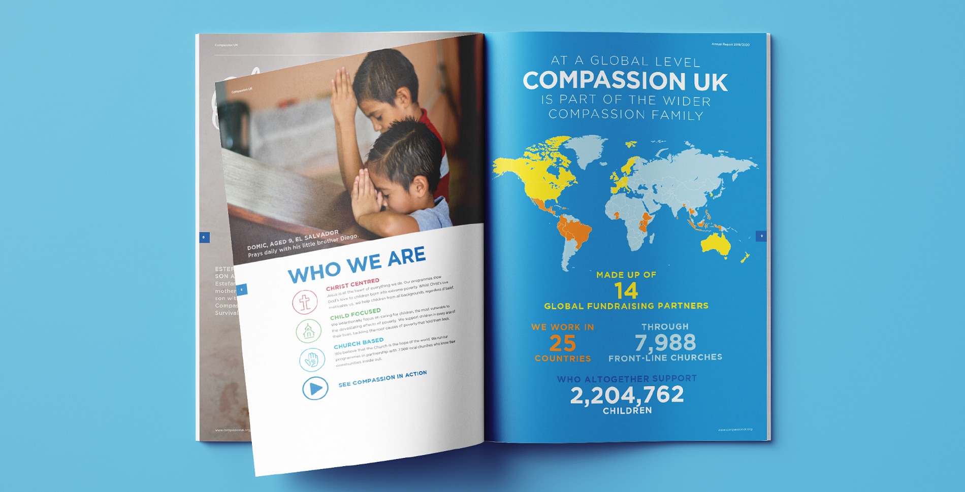 Compassion UK Brochure spread