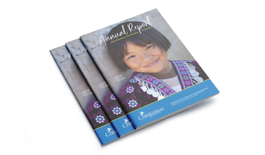 Compassion UK Brochure cover design