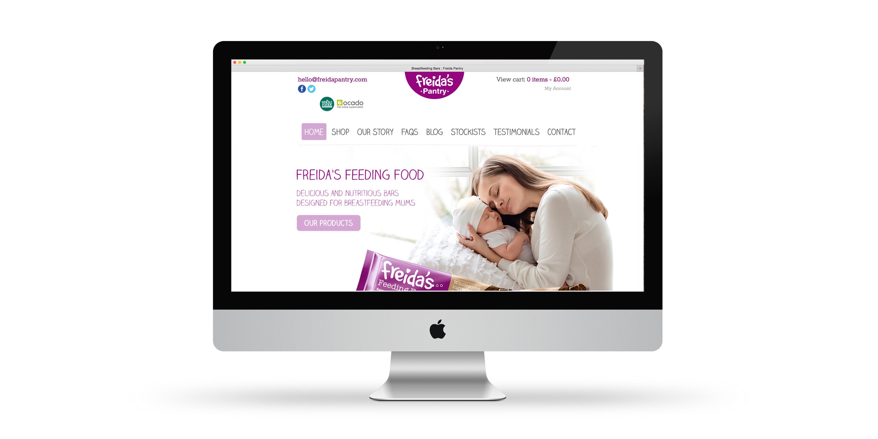 Freida website design