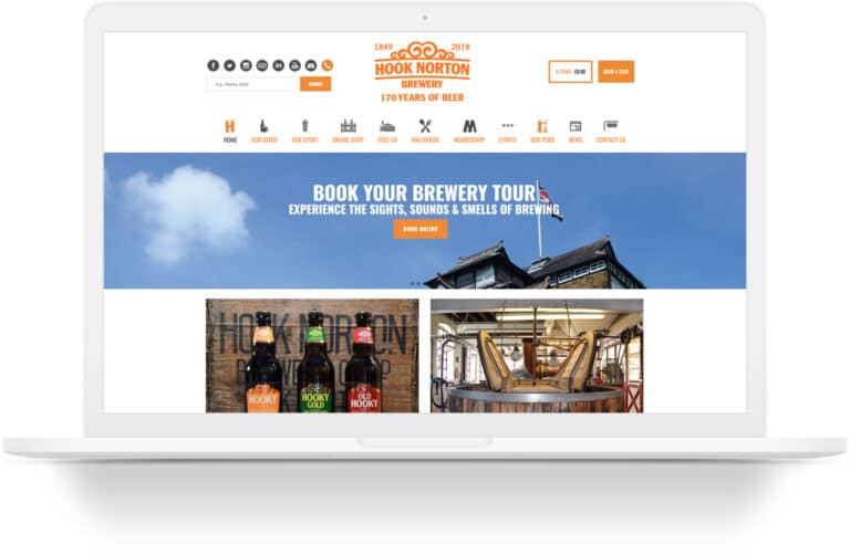 Hook Norton Website Design