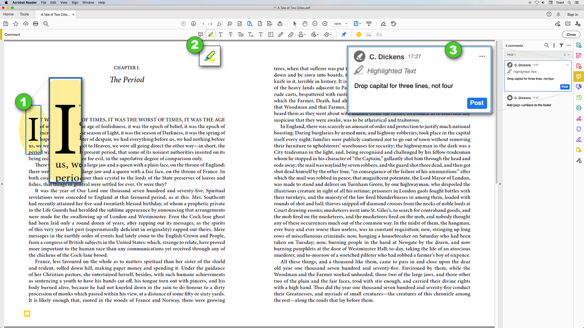 How to mark up a PDF step 4