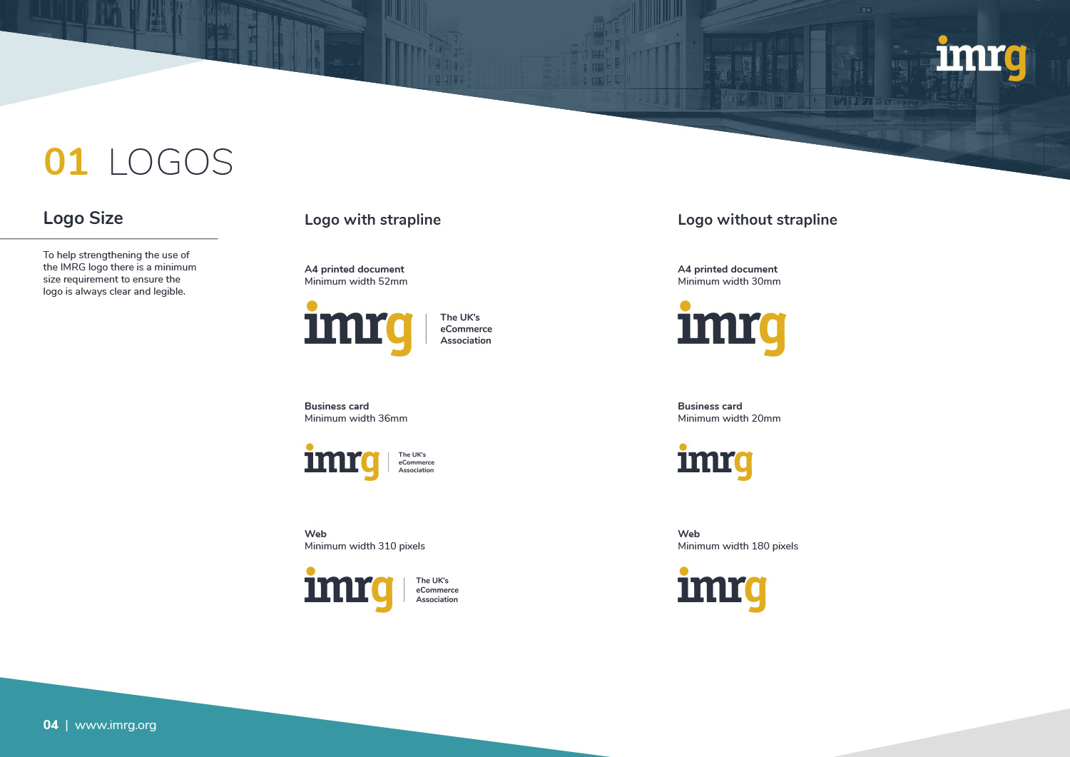 Brand guide design logo use