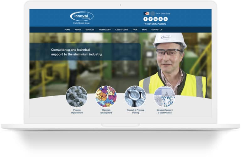 Innoval Banbury Website Design