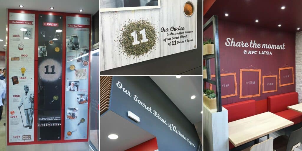 Store design KFC Banner Graphics