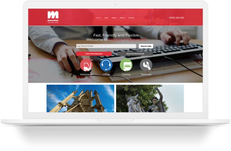 Mayday Banbury web design