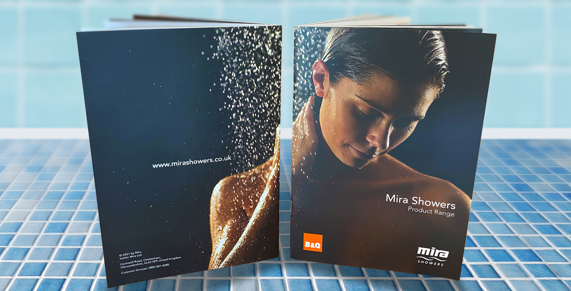 Kohler Mira brochure covers