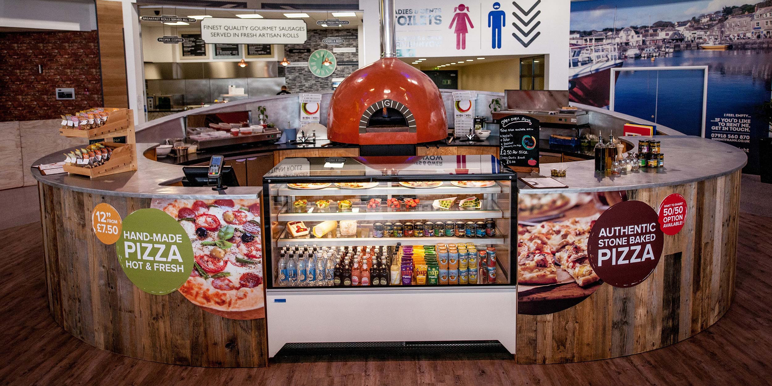 Food counter design