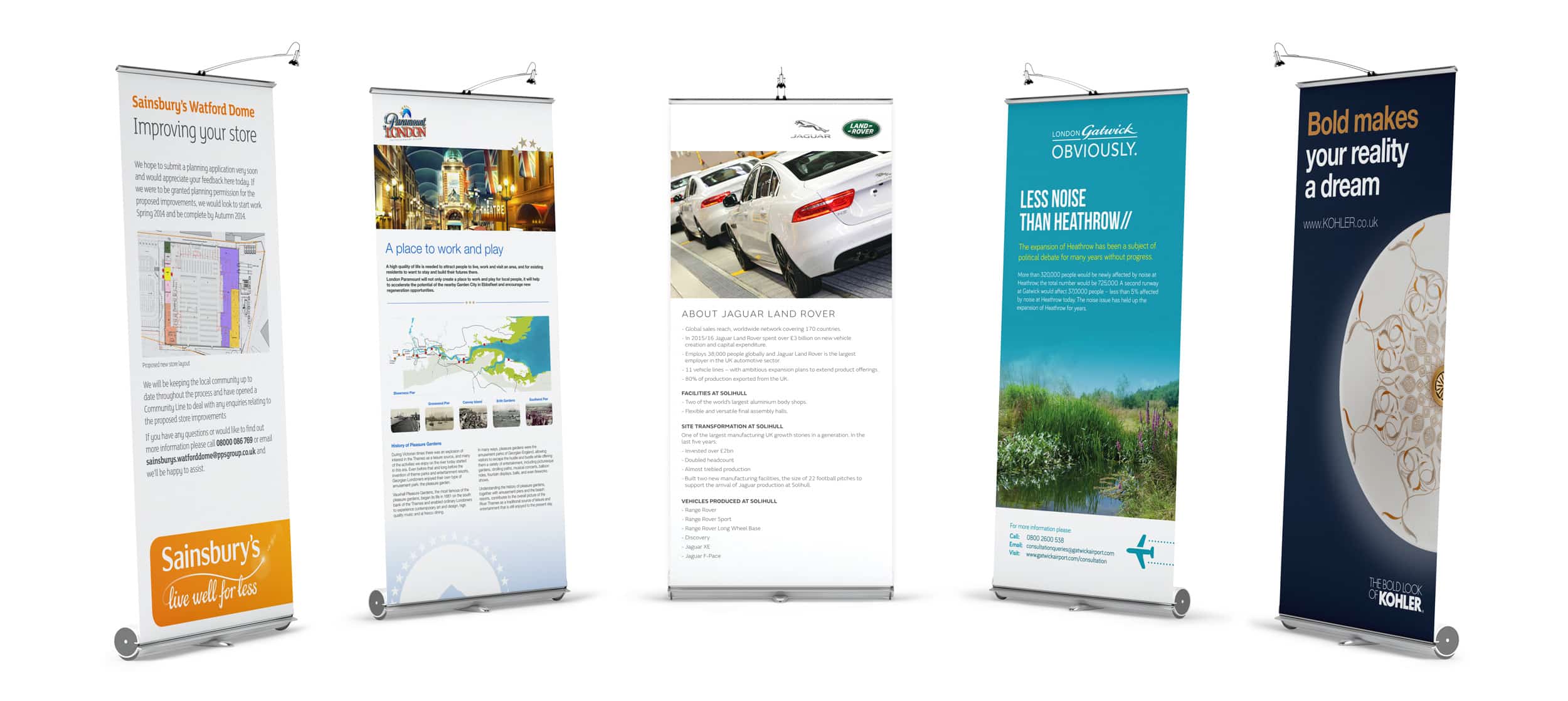 Pop Up Banner Stands