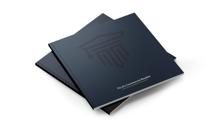 TCLA Brochure design image