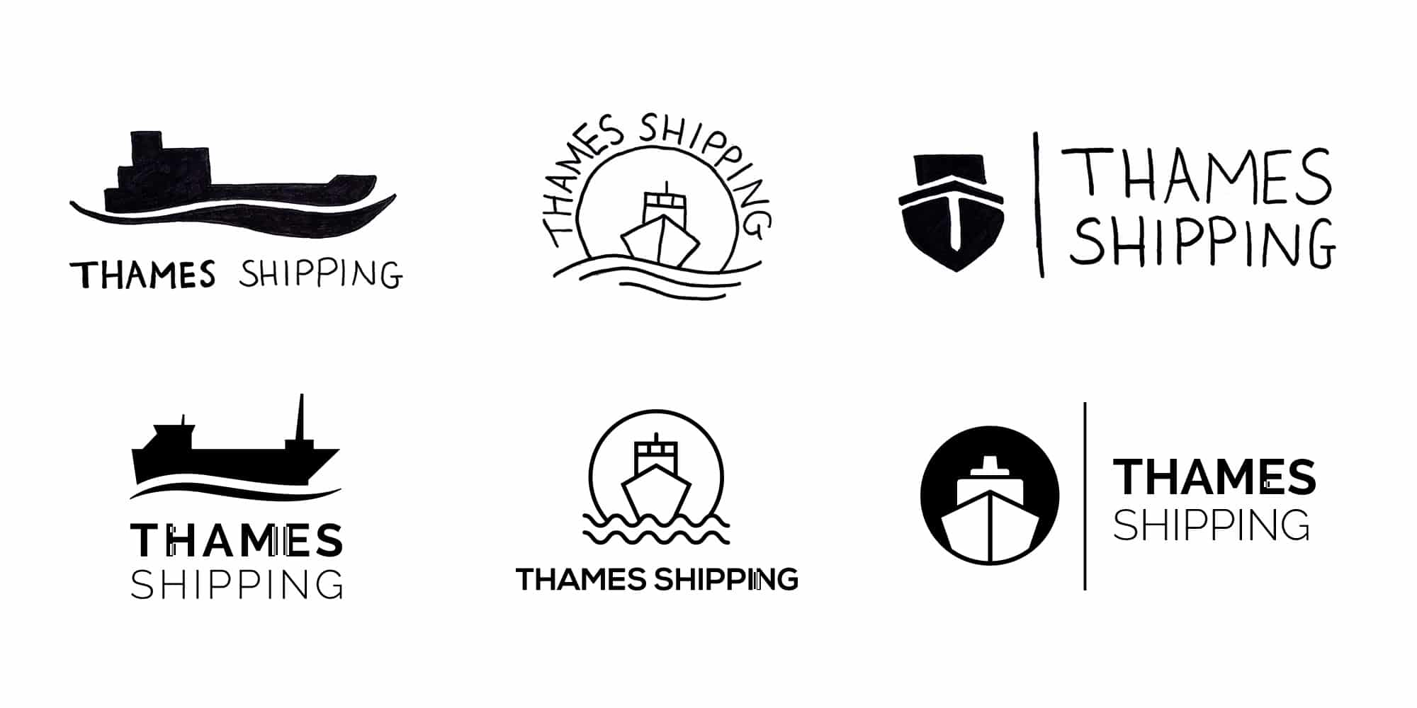 Shipping Company Rebrand Thames Shipping Concepts