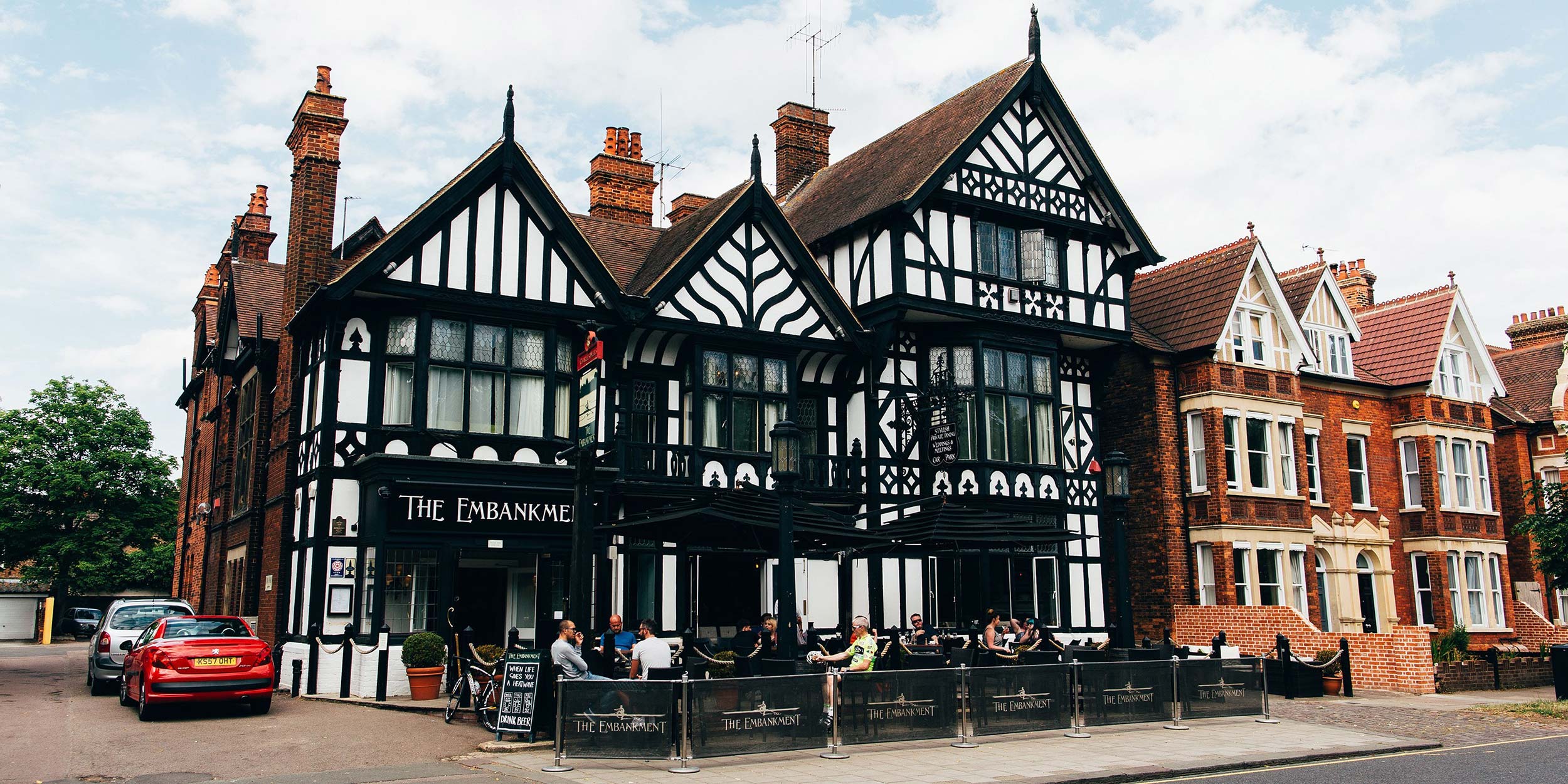 The Embankment Pub Signage