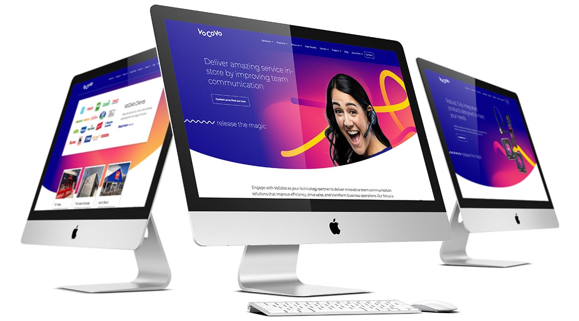 Vocovo Web design example