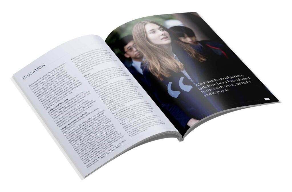 Winchester College Report and Accounts Design