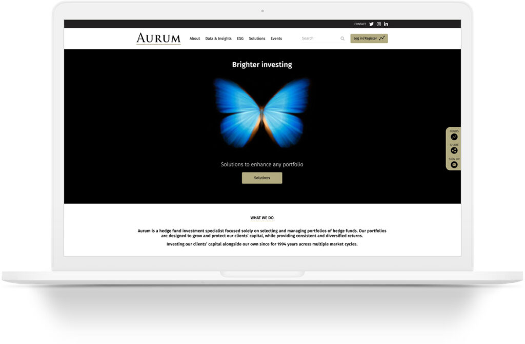 Aurum Website design and build
