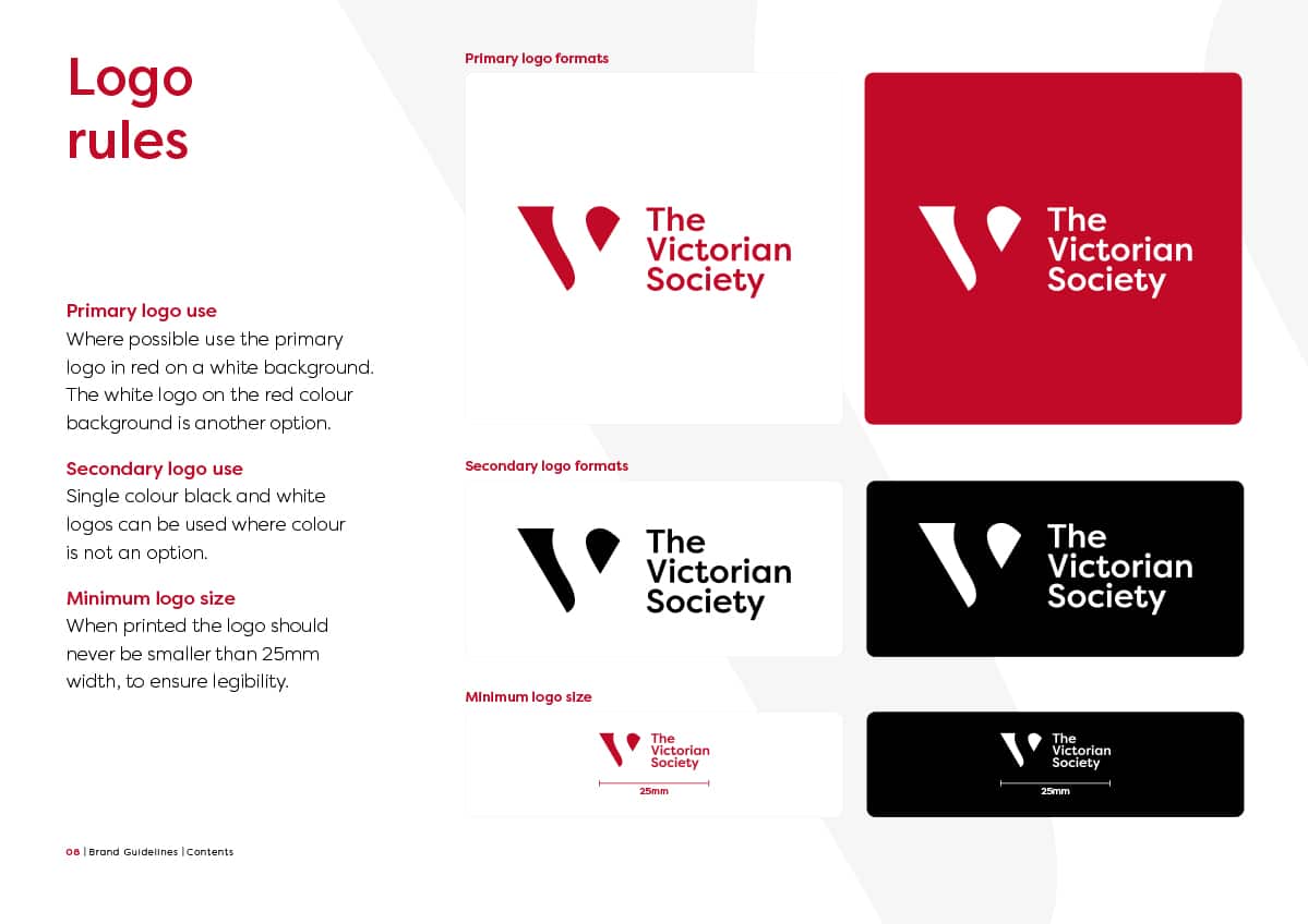 Branding Project for the Victorian Society