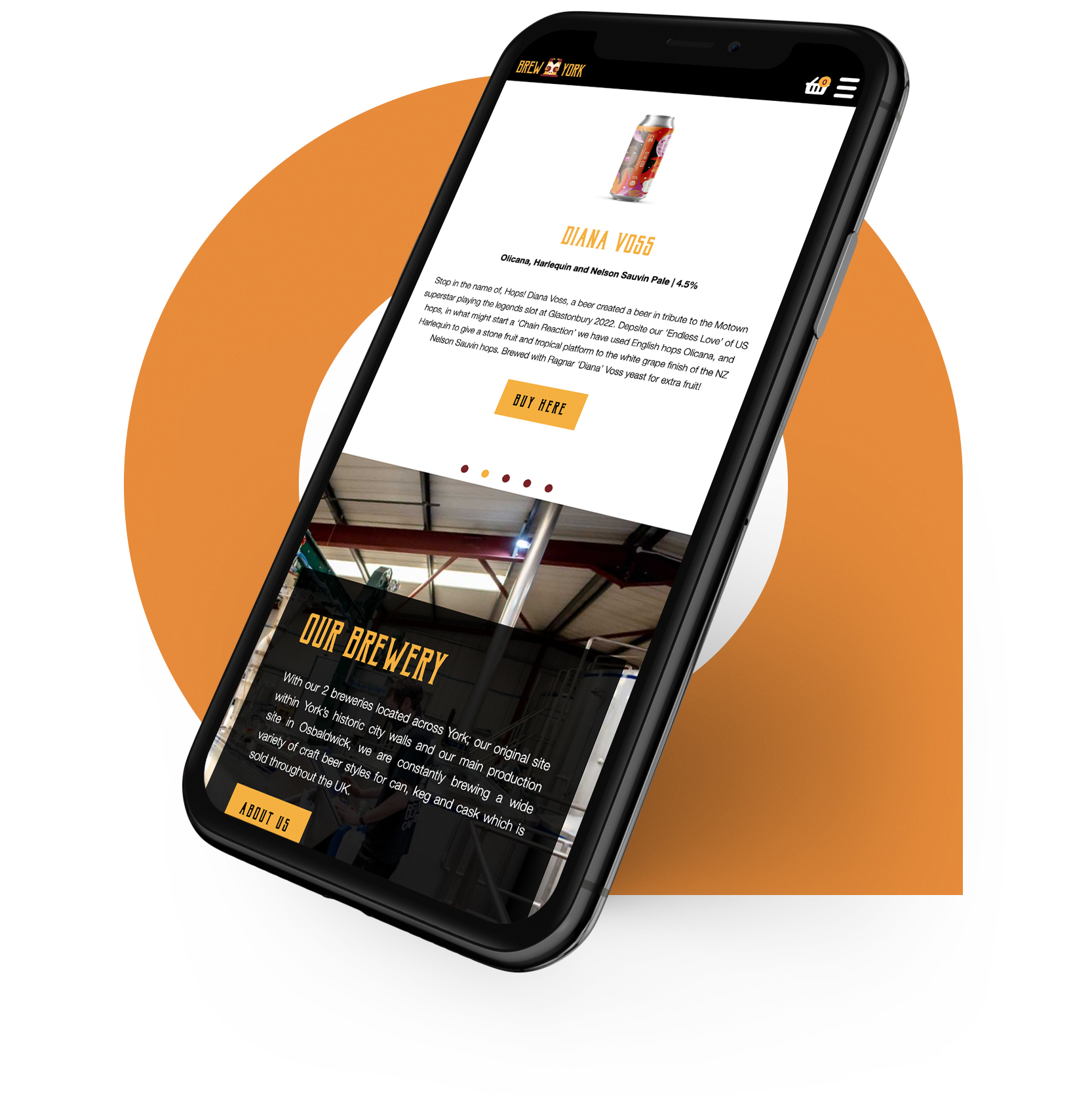Brew York Website Design