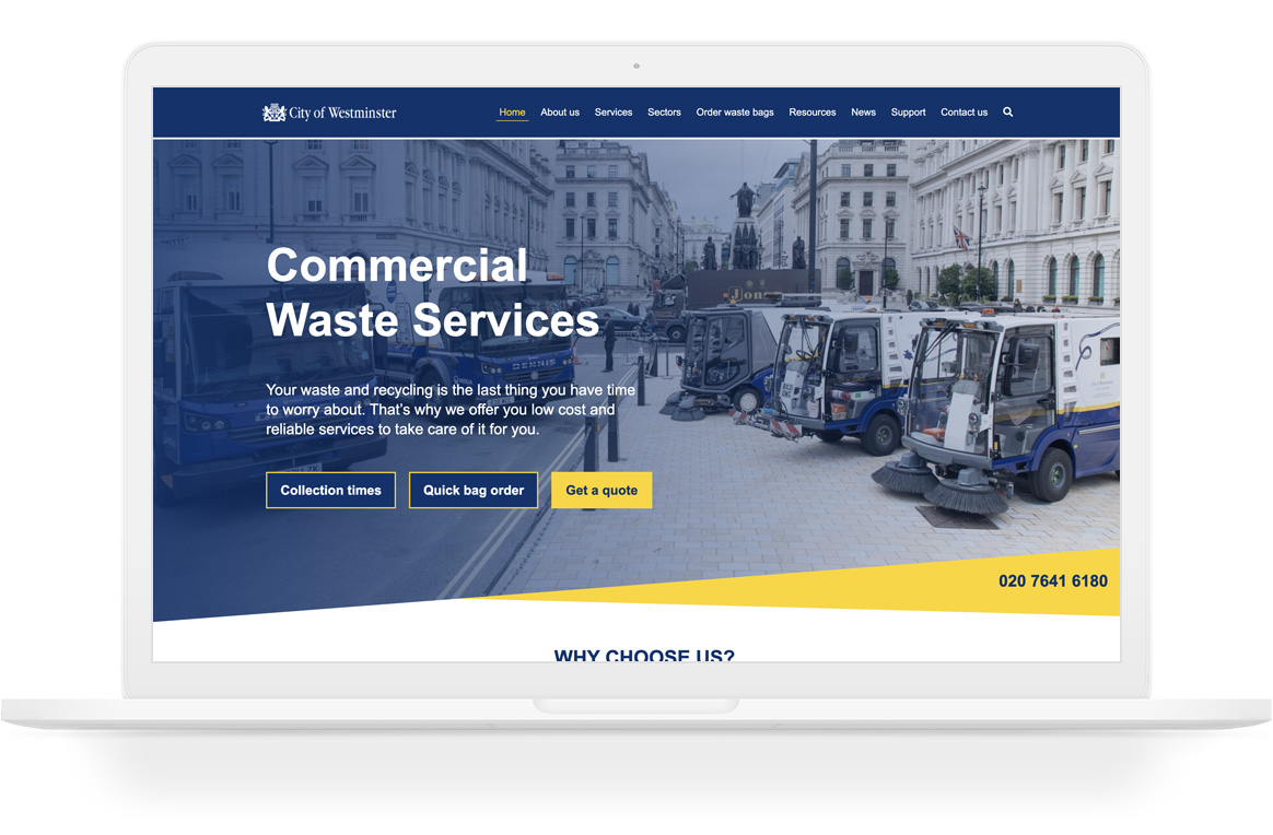 Westminster City Council website