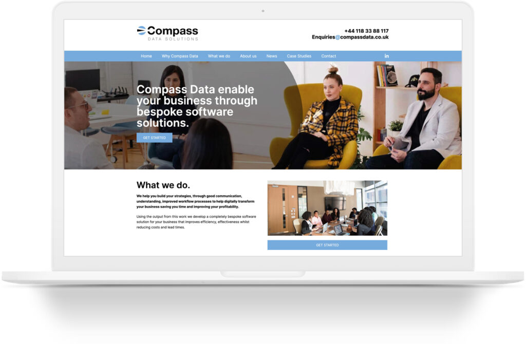 Compass data wordpress design and build