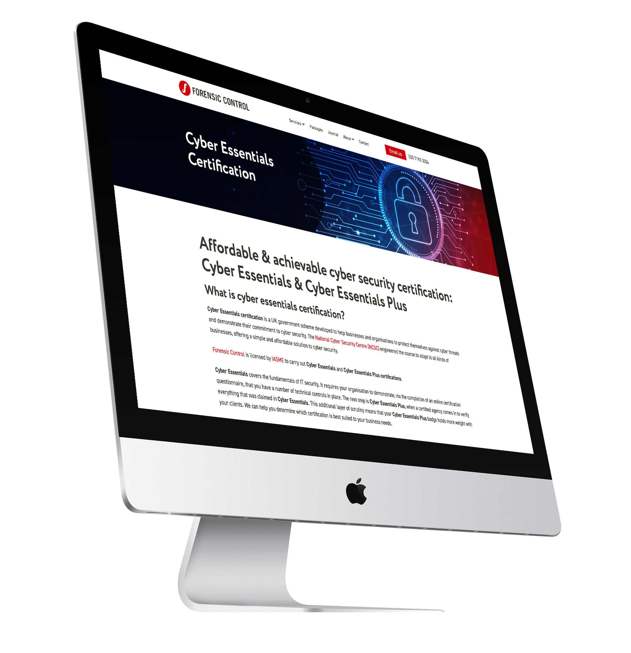 Forensic Control WordPress Site