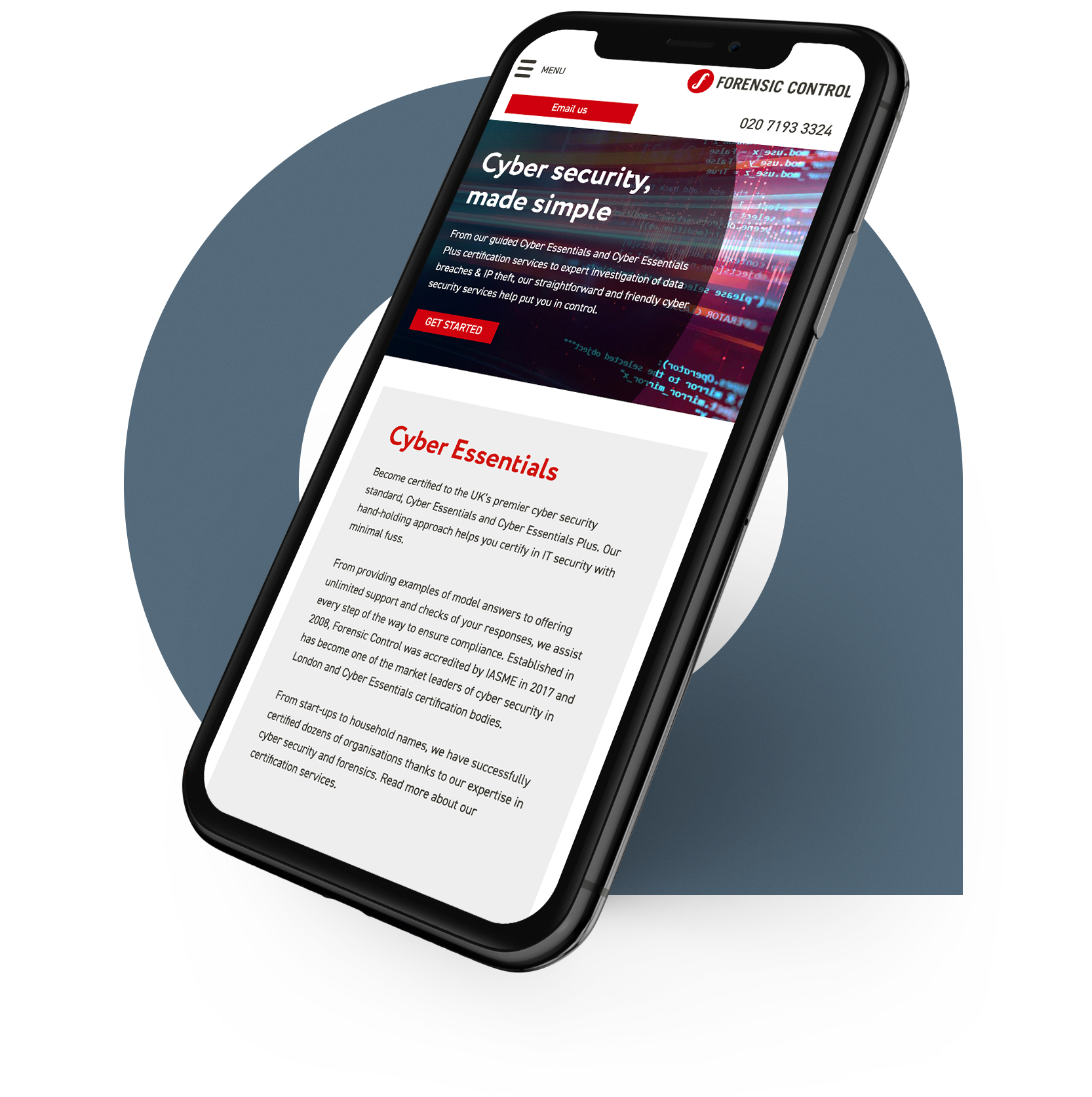 Forensic Control WordPress Site