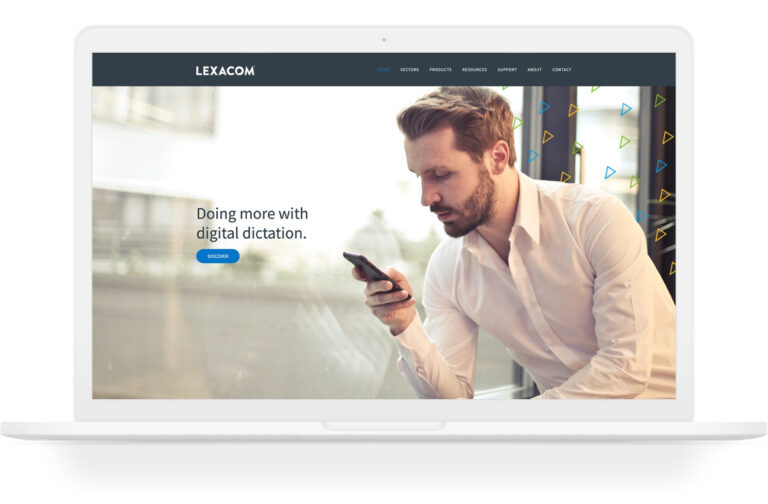 Lexacom website design