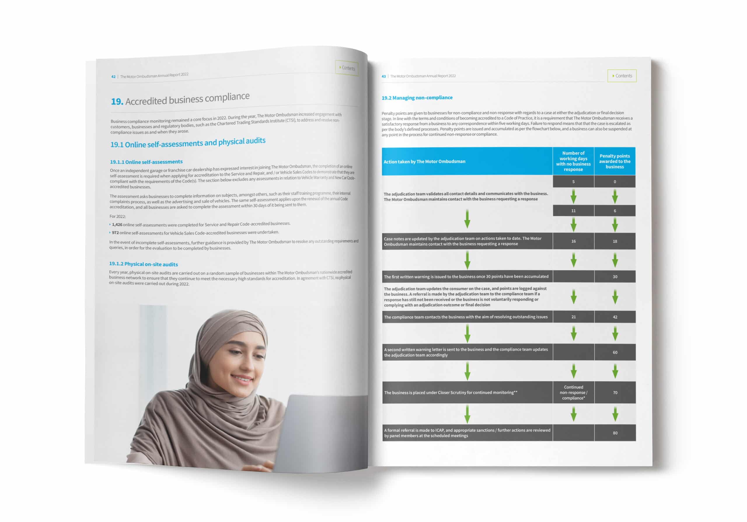 Motor Ombudsman Report Design Example