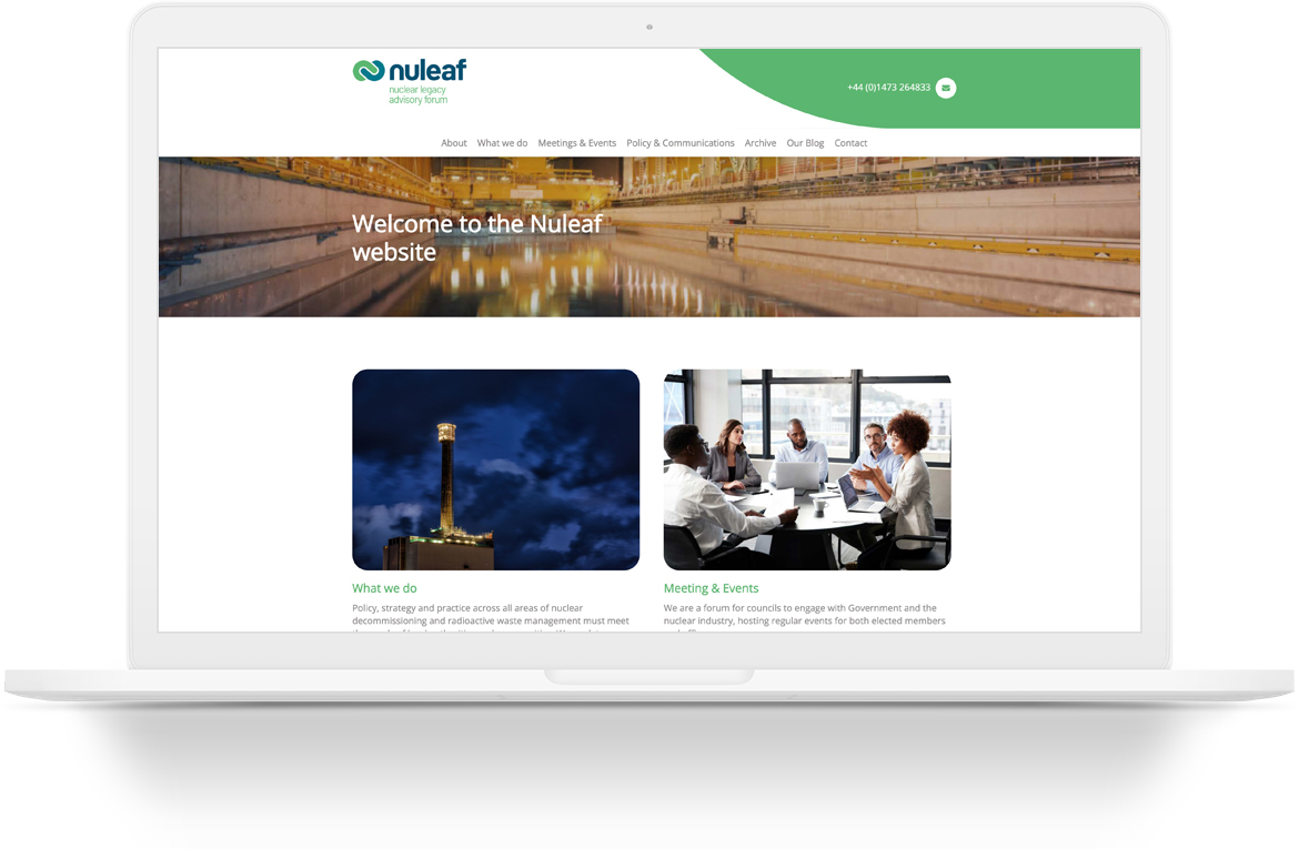 Nuleaf wordpress website design