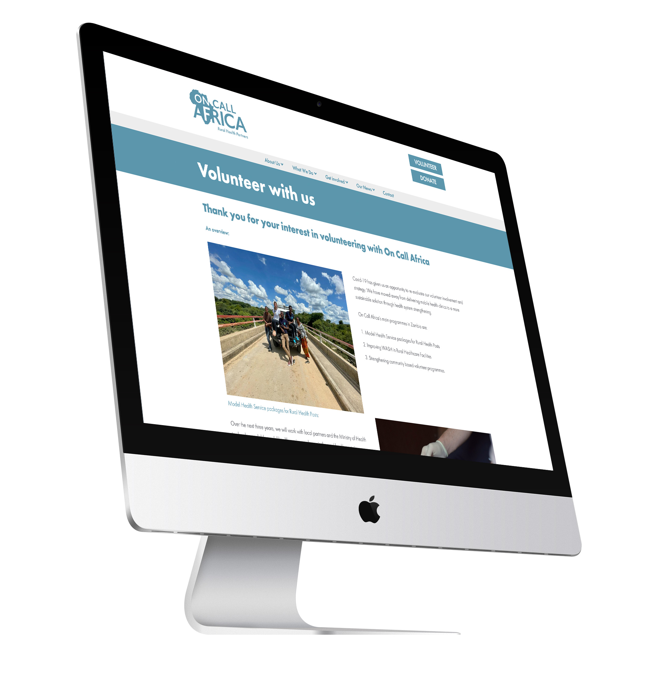 On Call Africa Website Design