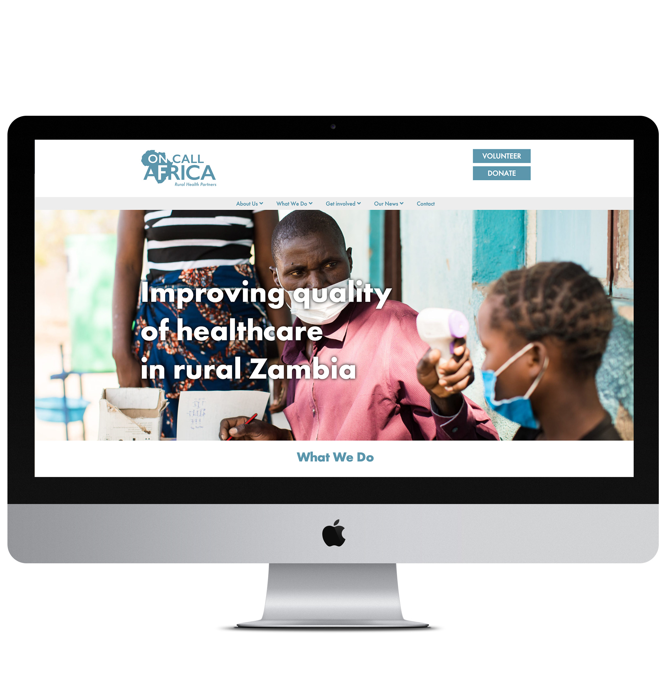 On Call Africa Website Design