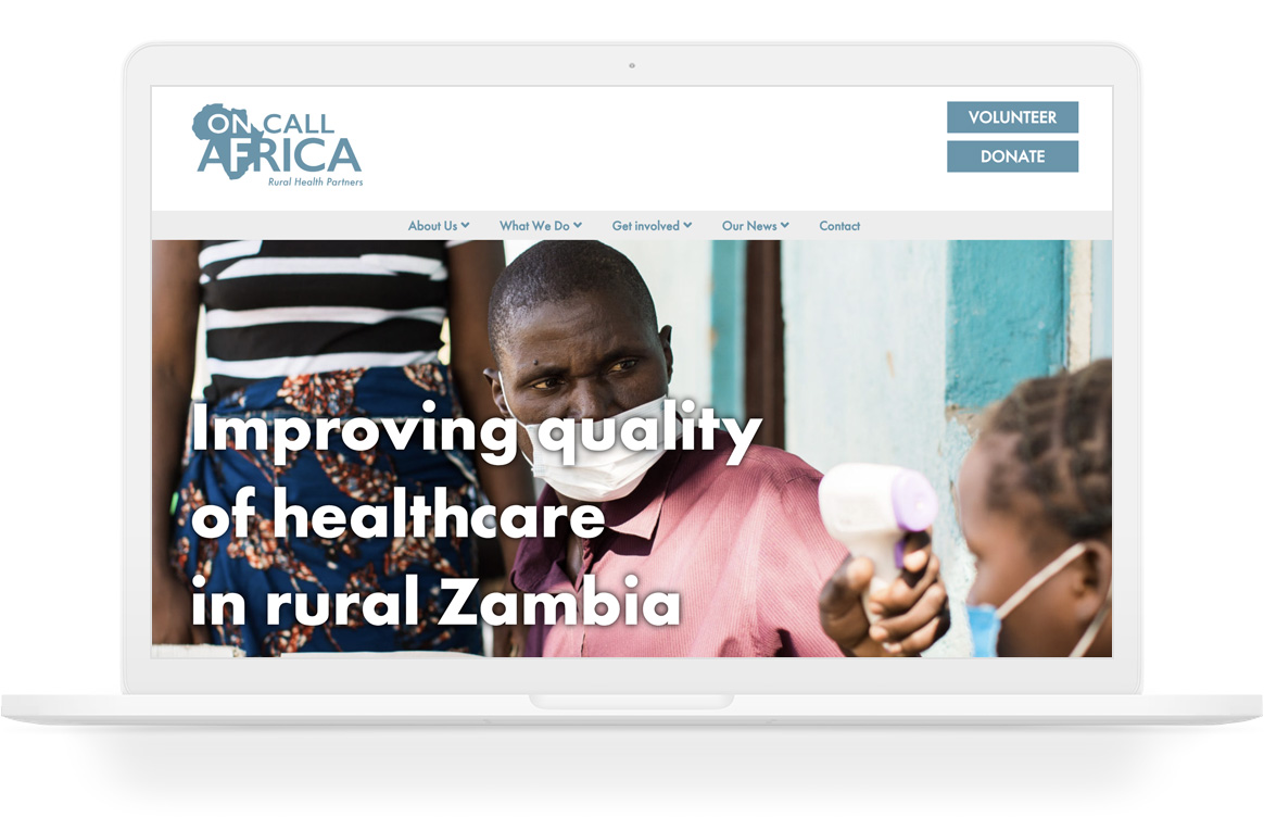 On Call Africa Website Design