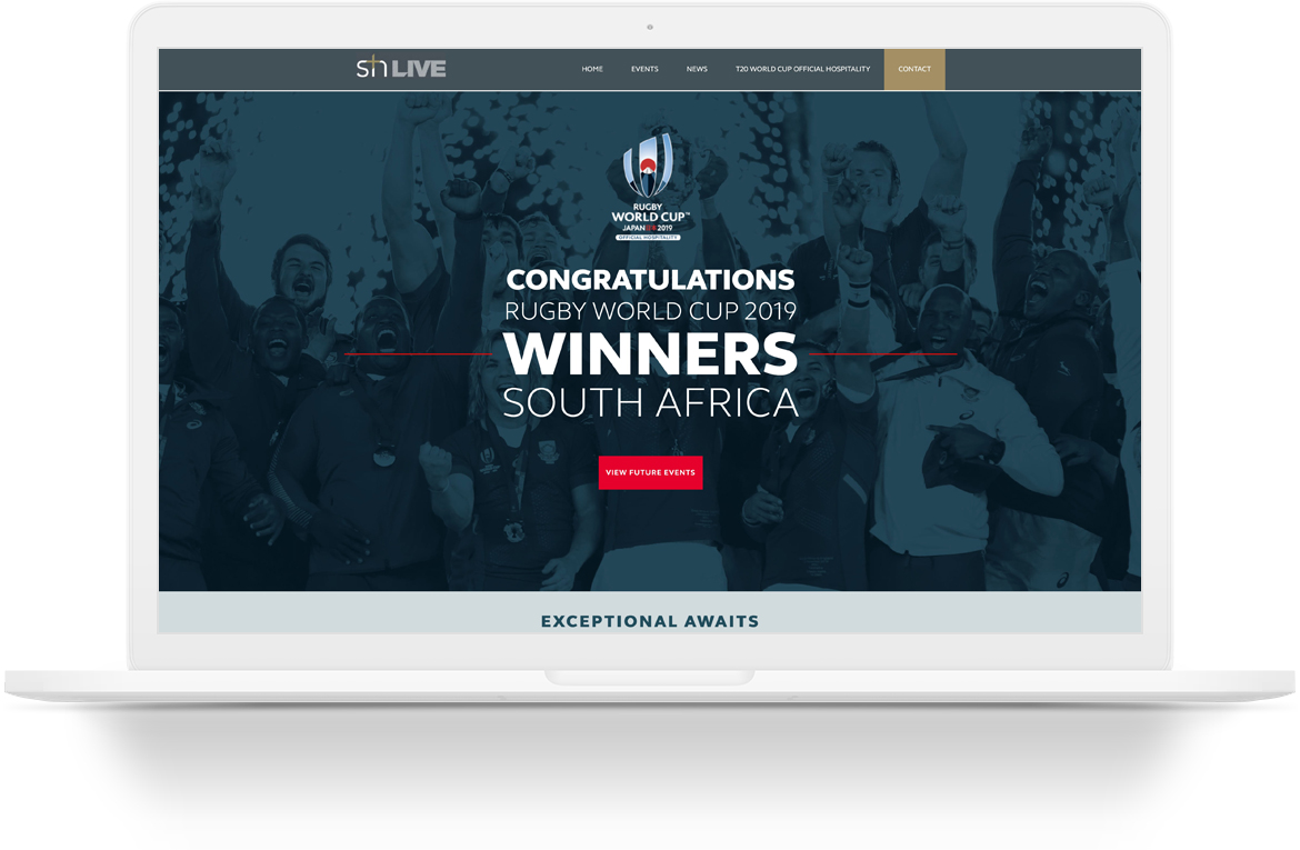 Rugby World Cup 2019 wordpress site