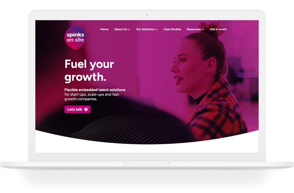 Spinks on Site WordPress bespoke design and build