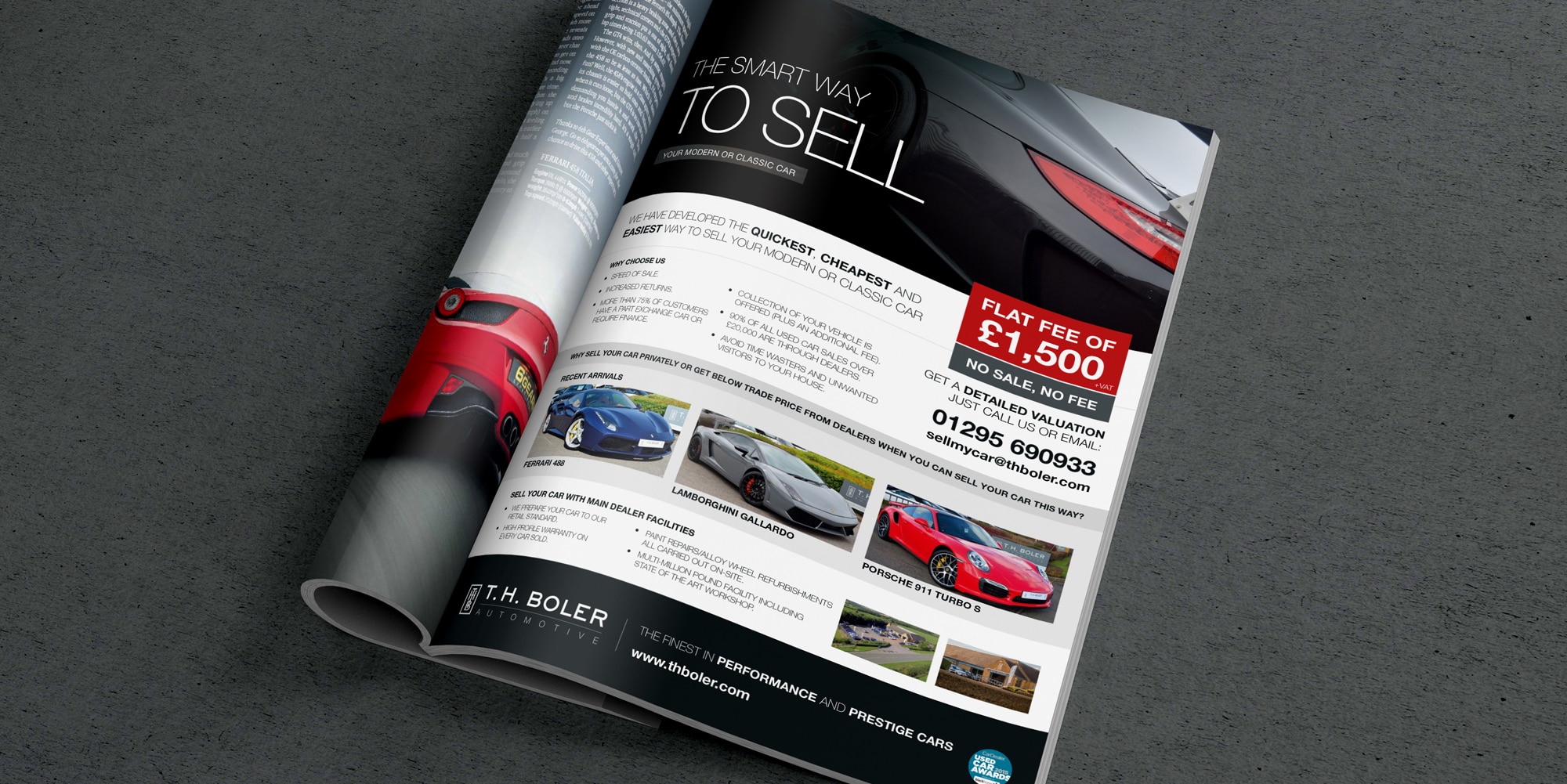 Luxury Car Dealership Branding Materials Adverts