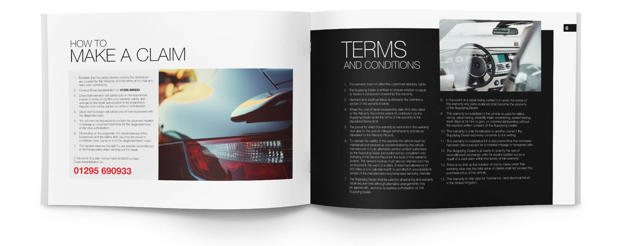 Luxury Car Dealership Branding Materials Brochure