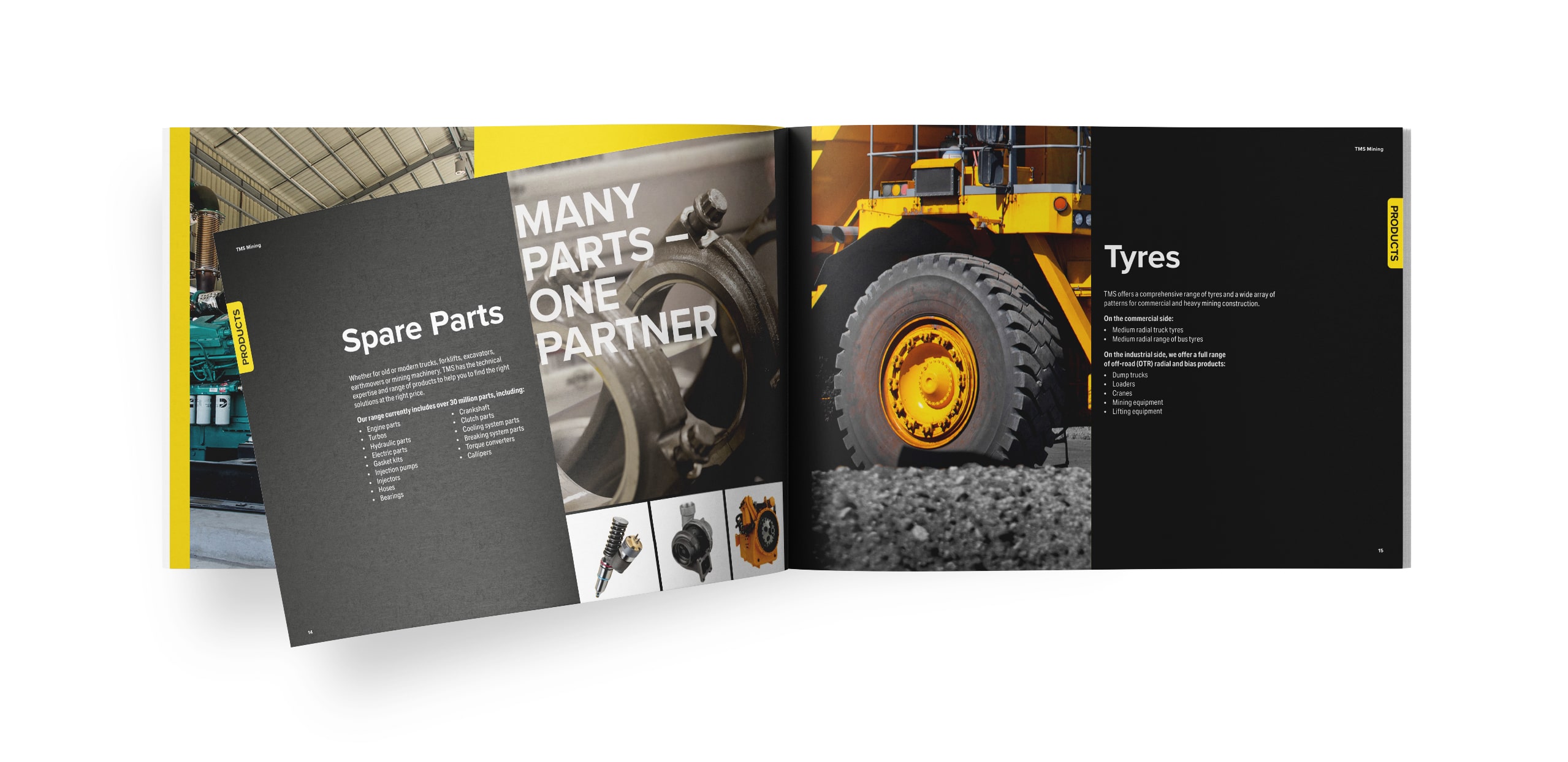 Mining company brochure design
