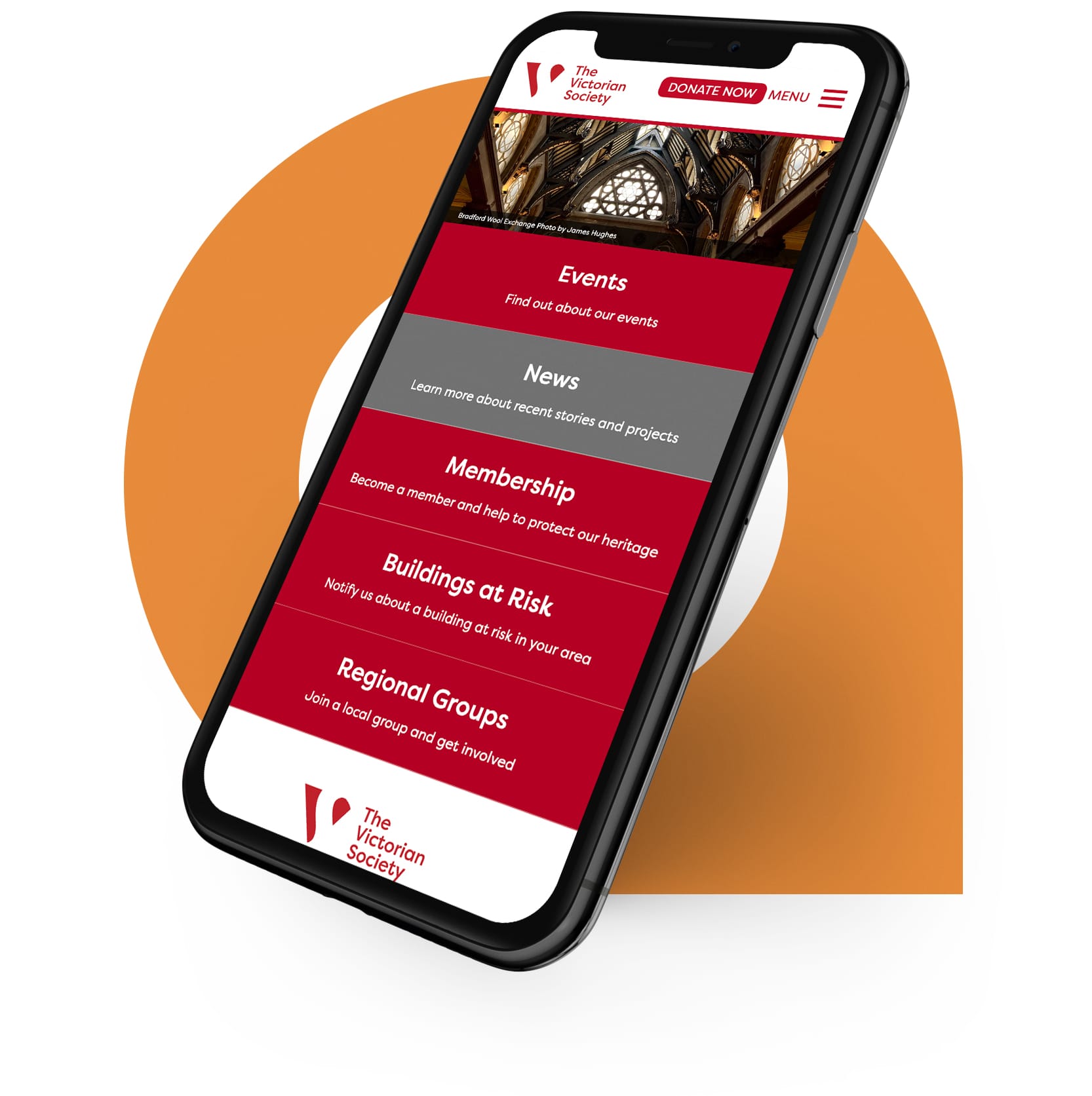 The Victorian Society bespoke website project