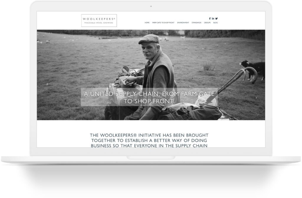 Woolkeepers WordPress website build